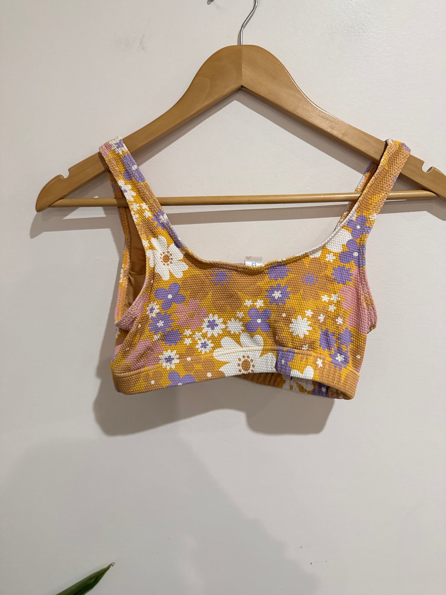 Wavetribe Floral Bralette Bikini Top Size 12