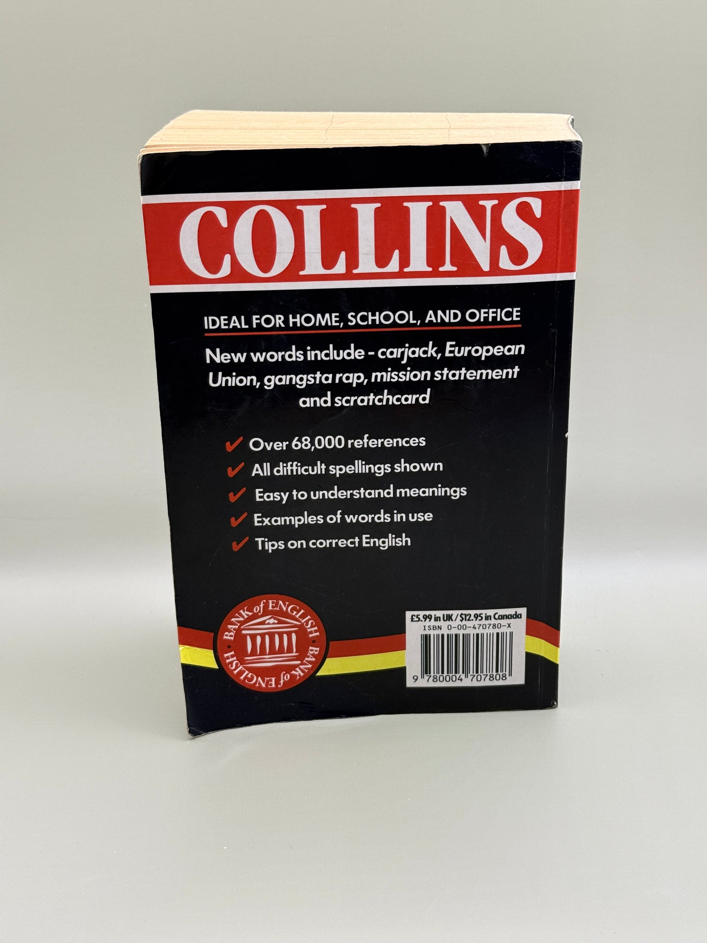 Collins Paperback English Dictionary