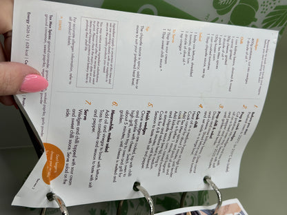 My Food Bag Recipe Folder