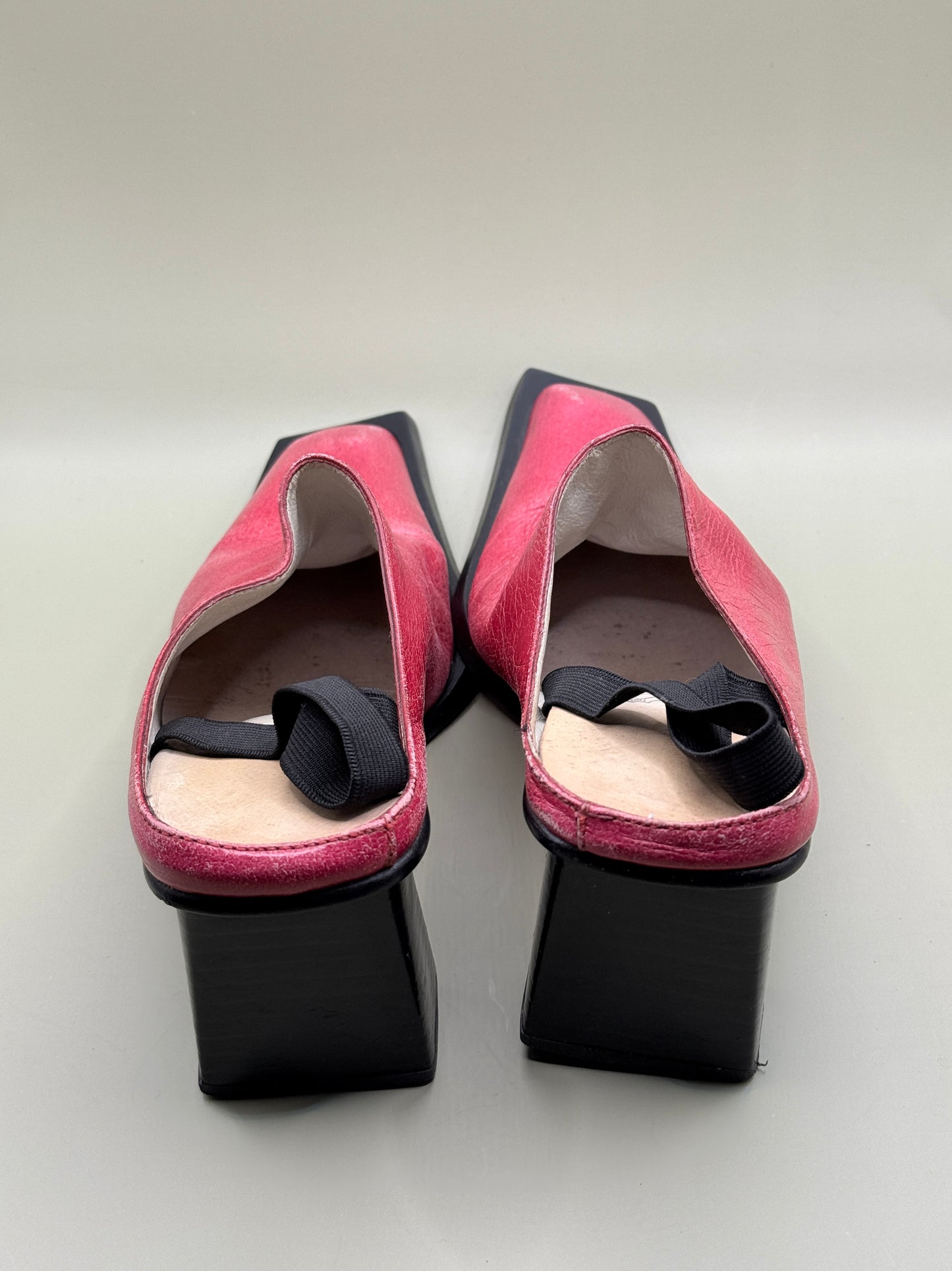 Briarwood Leather Mule Heels - Size 7