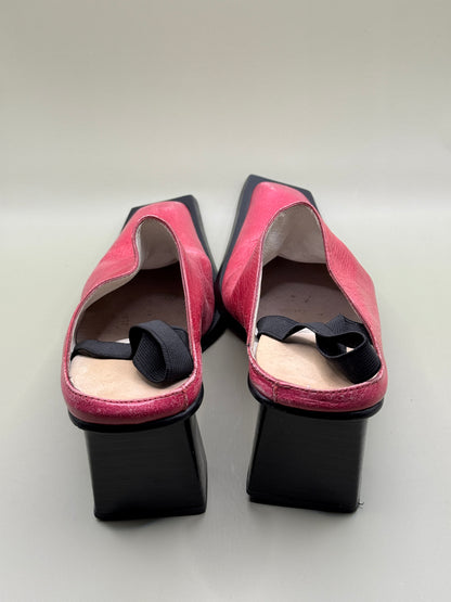 Briarwood Leather Mule Heels - Size 7