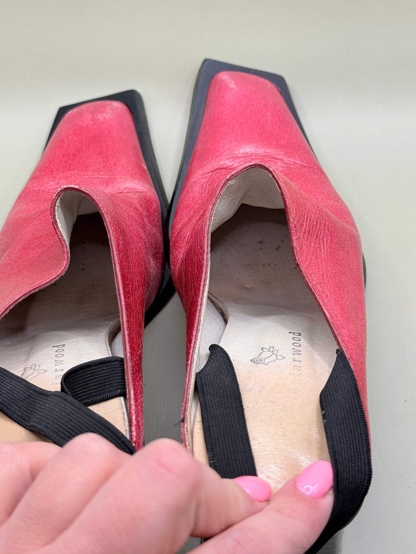 Briarwood Leather Mule Heels - Size 7