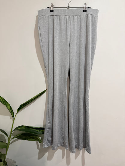 Shein Ribbed Flared Trousers Size 2XL