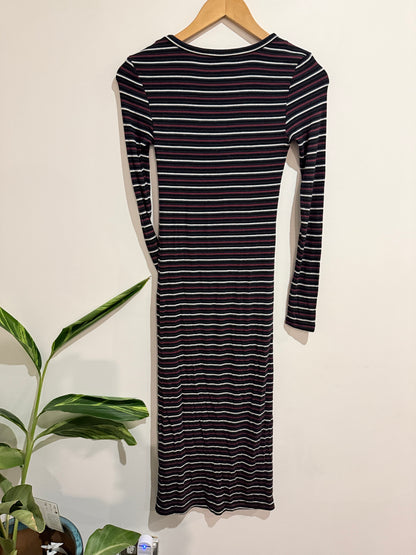 Glassons Long Sleeve Midi Dress Size XS