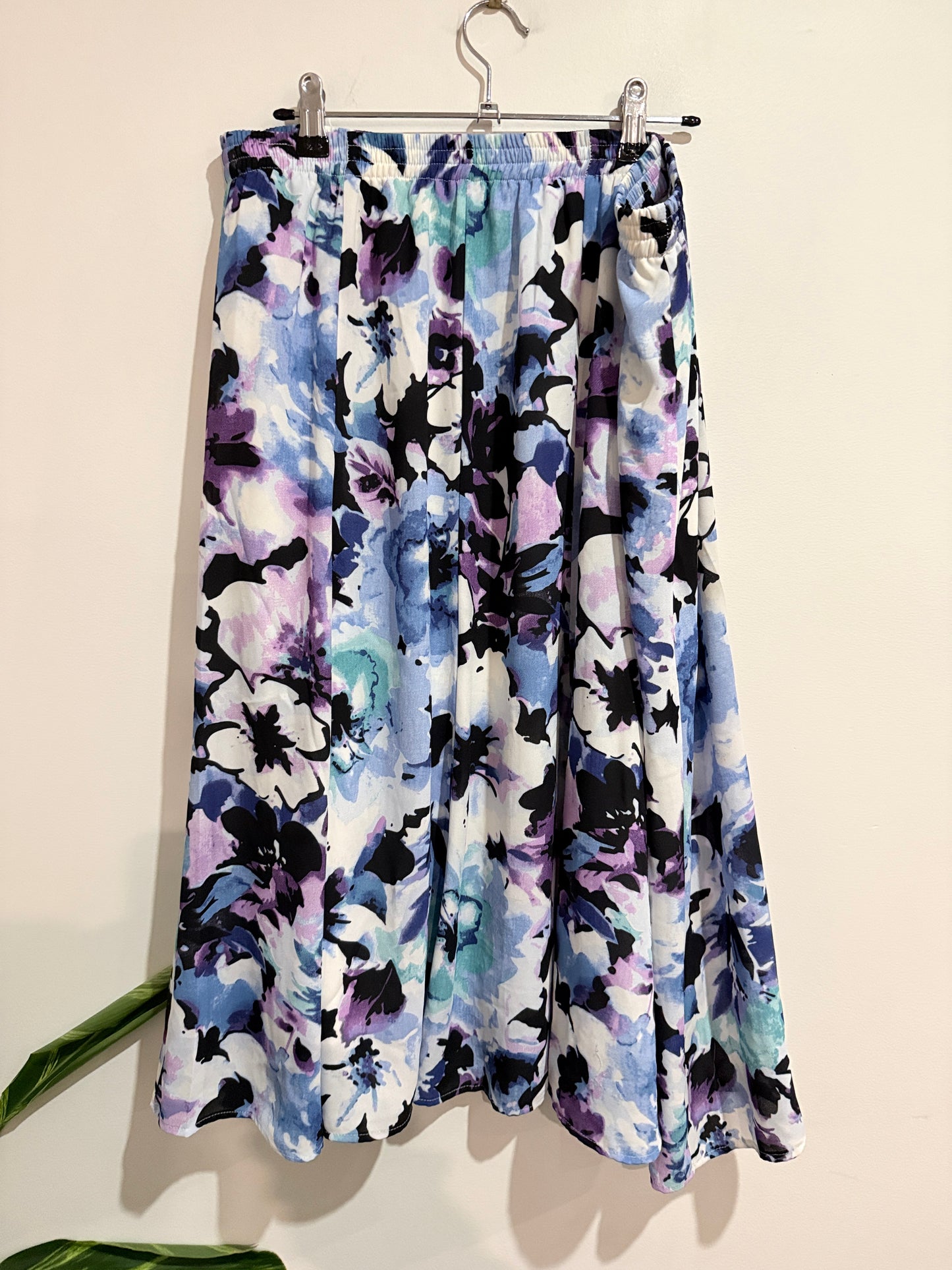 Damart Floral Print Skirt Size 18