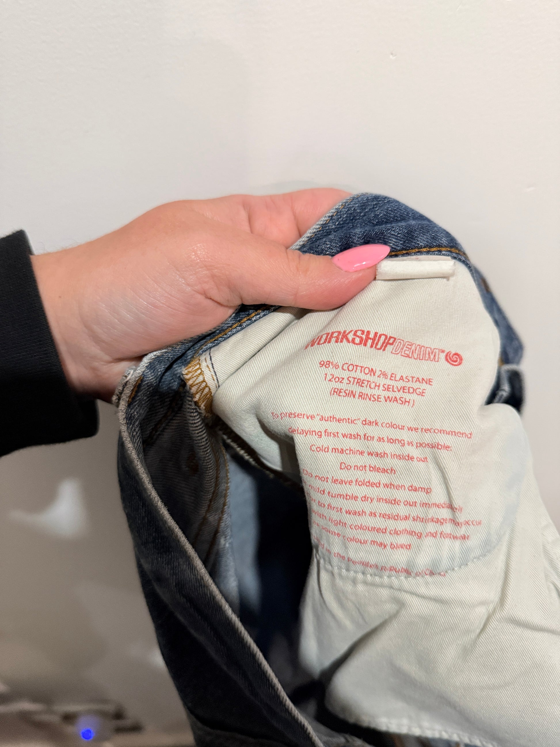 Workshop Straight-leg Jeans Size 35 | Waist 94cm