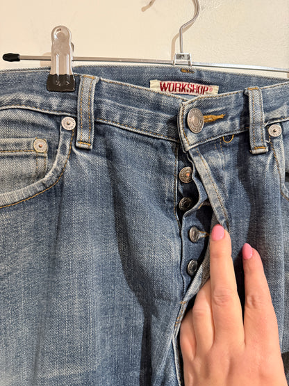 Workshop Straight-leg Jeans Size 35 | Waist 94cm