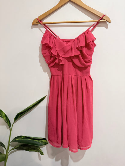 Now Ruffled Mini Dress Size 10