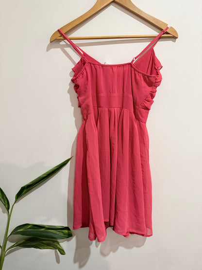 Now Ruffled Mini Dress Size 10