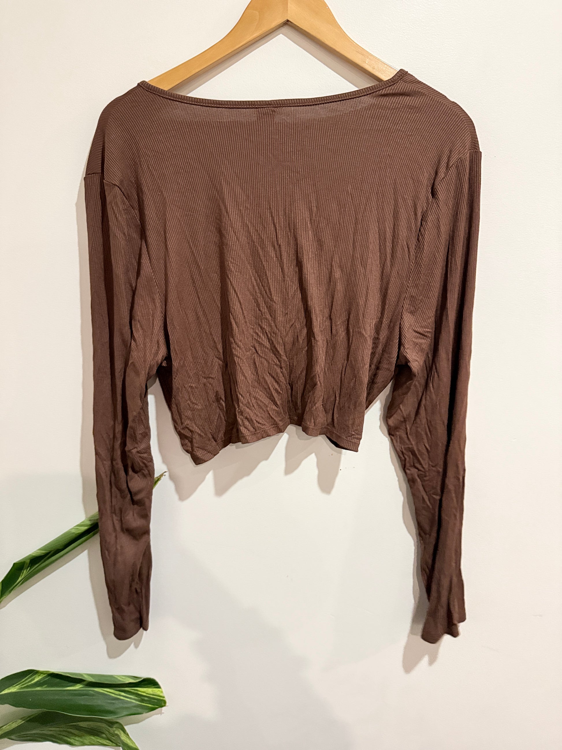 Shein Twist Front Crop Top Size 3XL