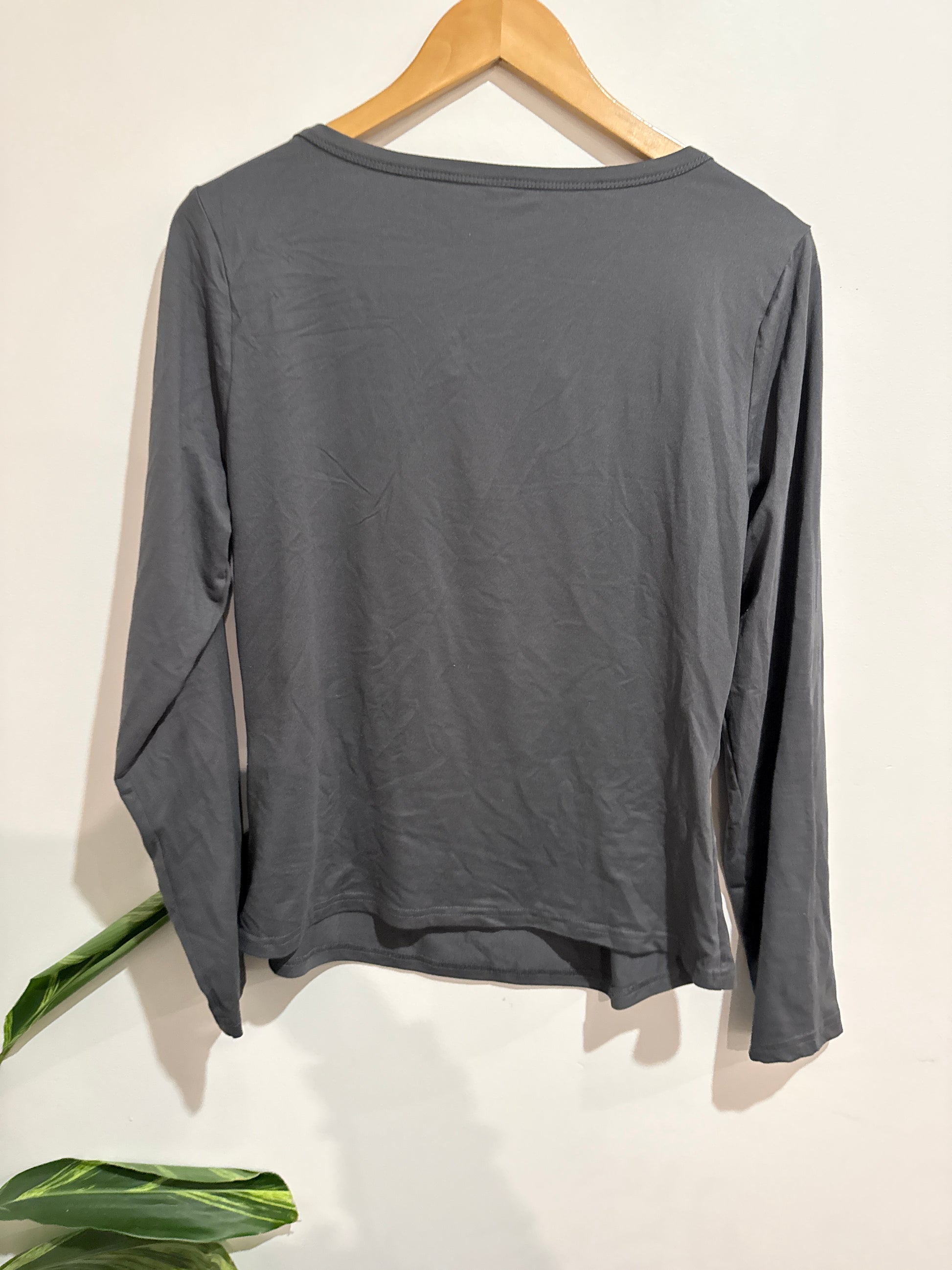 Shein Long Sleeve Henley Shirt Size 1XL