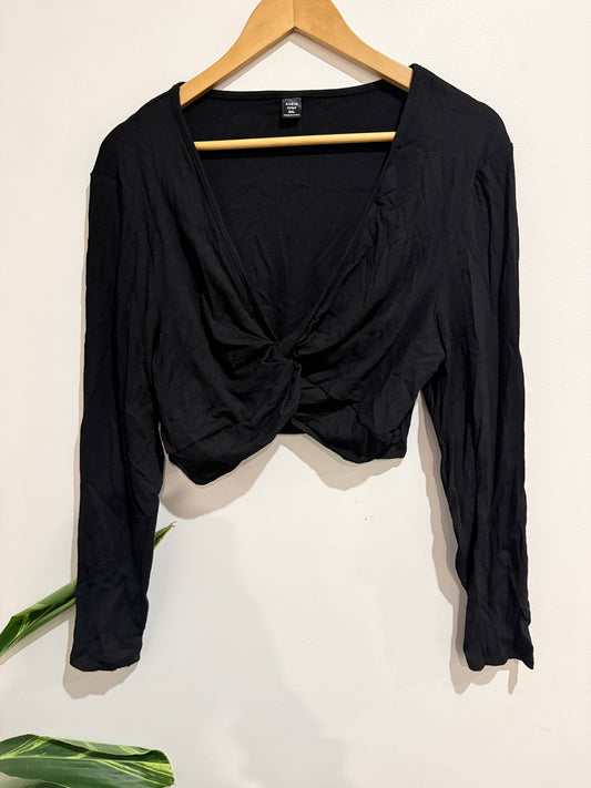 Shein Long-sleeve Crop Top Size 3XL