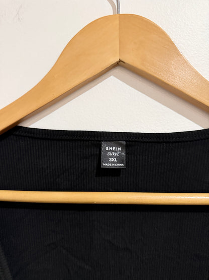 Shein Long-sleeve Crop Top Size 3XL