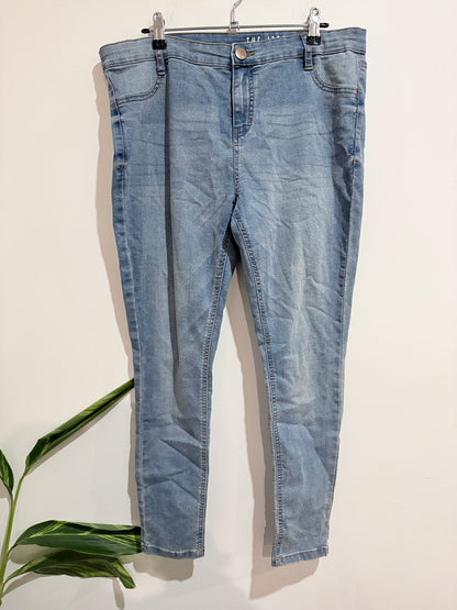 The Jegging Mid Rise Skinny Denim Jeans Size Waist 74cm