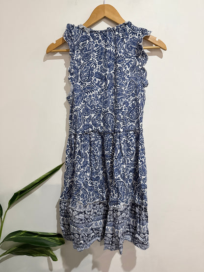 Paisley Print Dress Size U/Arm to U/Arm 47cm