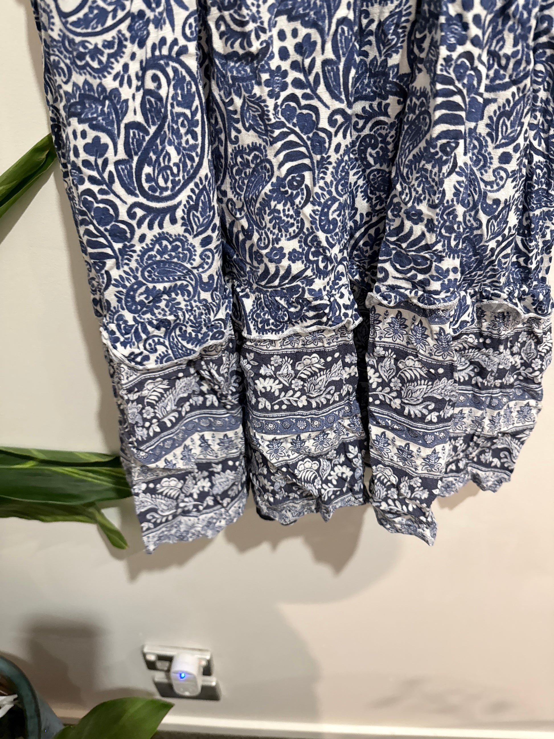 Paisley Print Dress Size U/Arm to U/Arm 47cm
