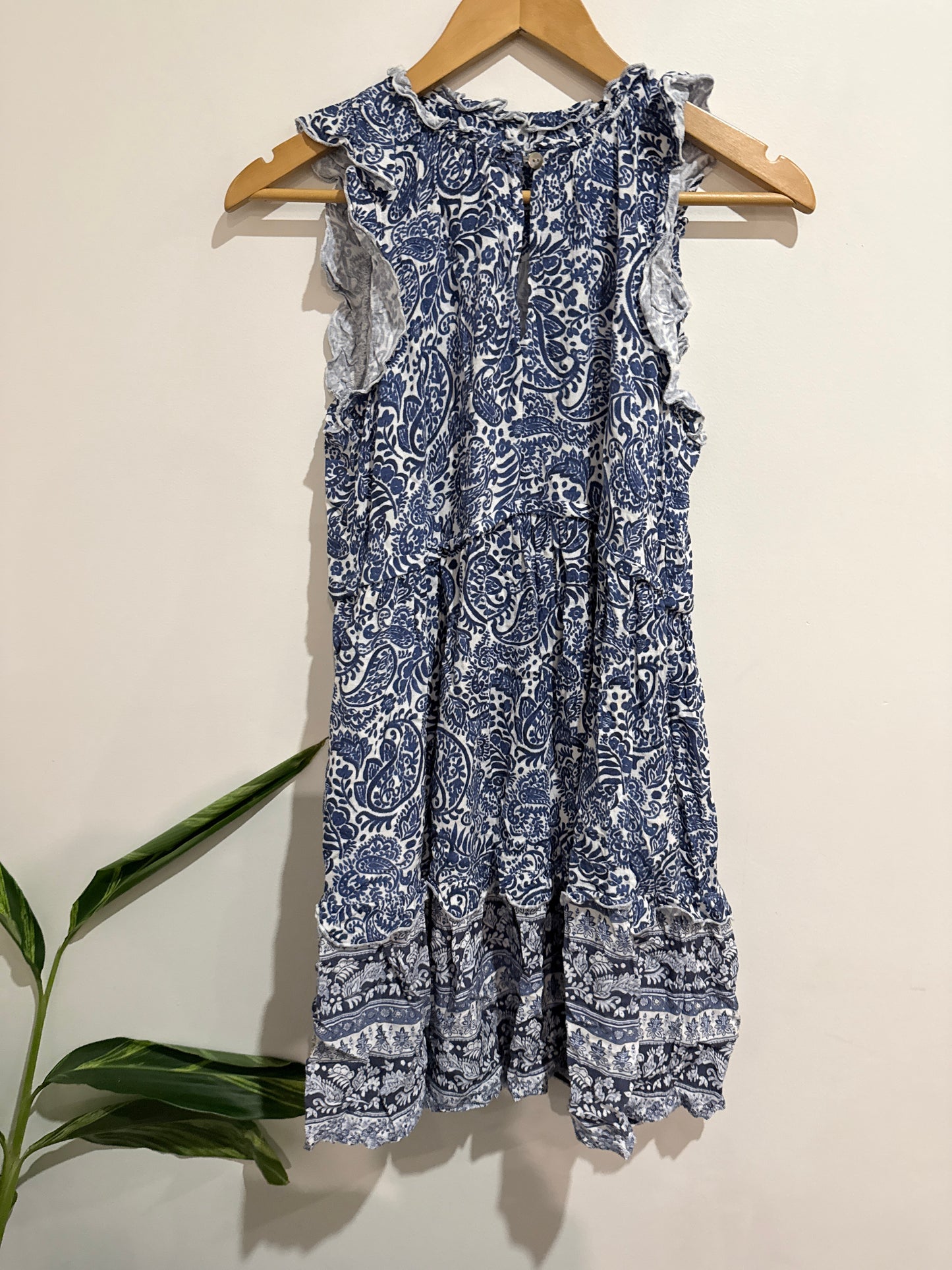 Paisley Print Dress Size U/Arm to U/Arm 47cm