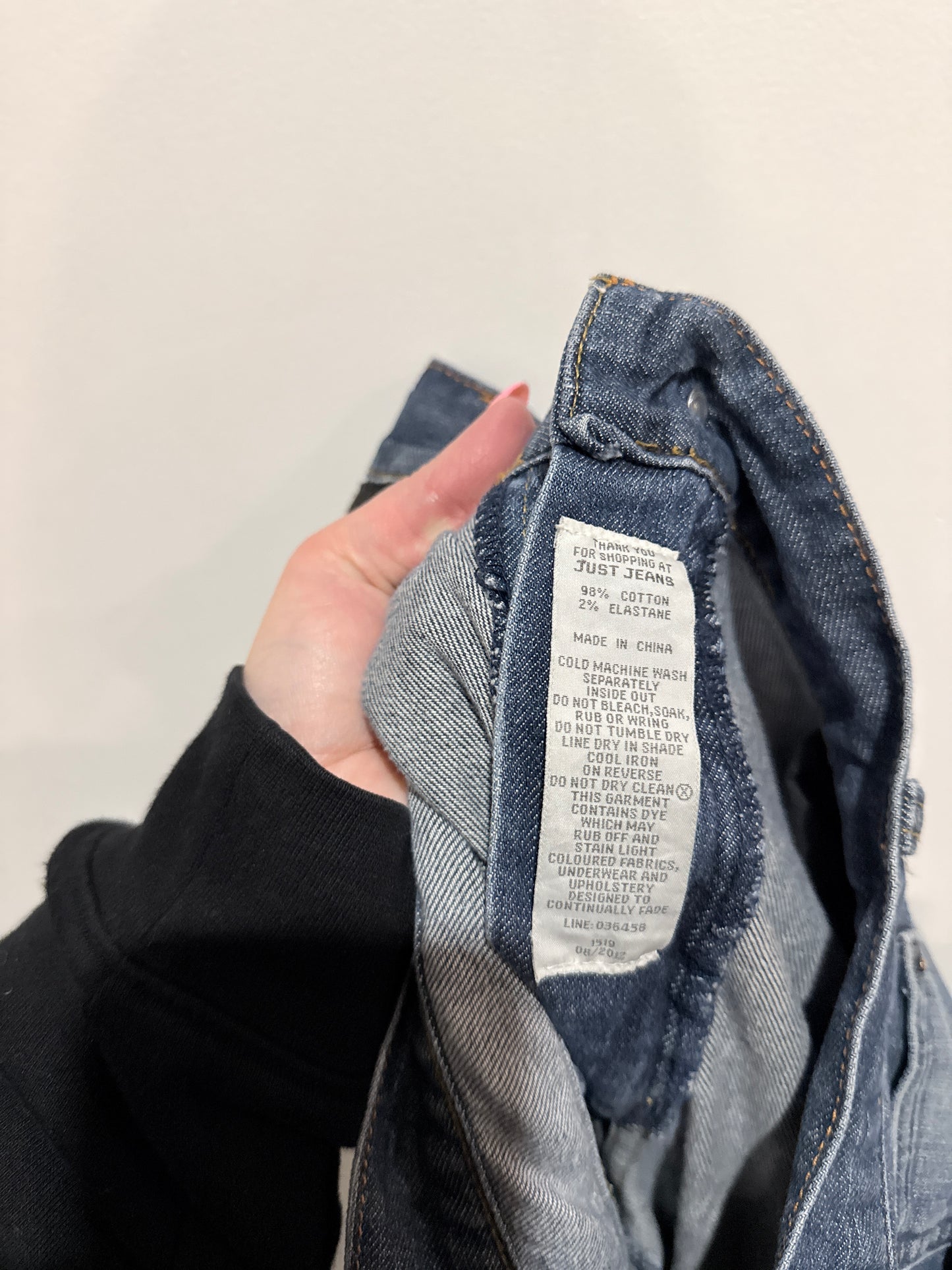 Just Jeans Denim Jeans Size Waist 98cm