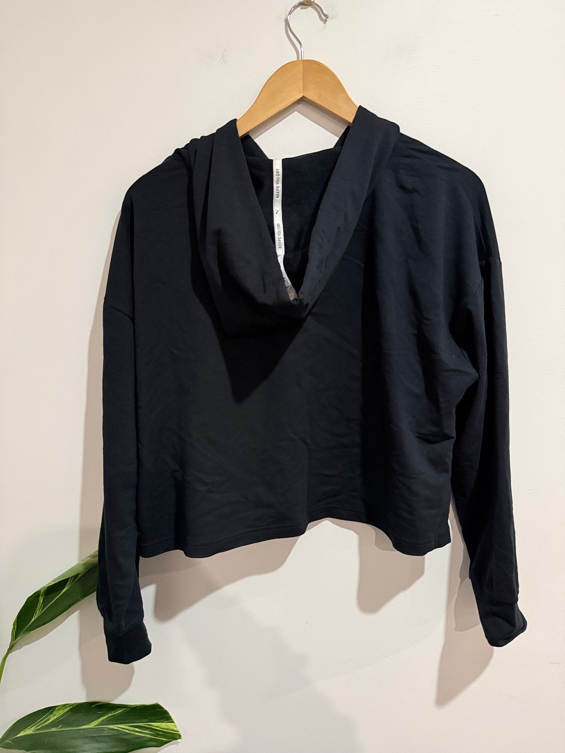 Puma Cropped Hoodie Size L