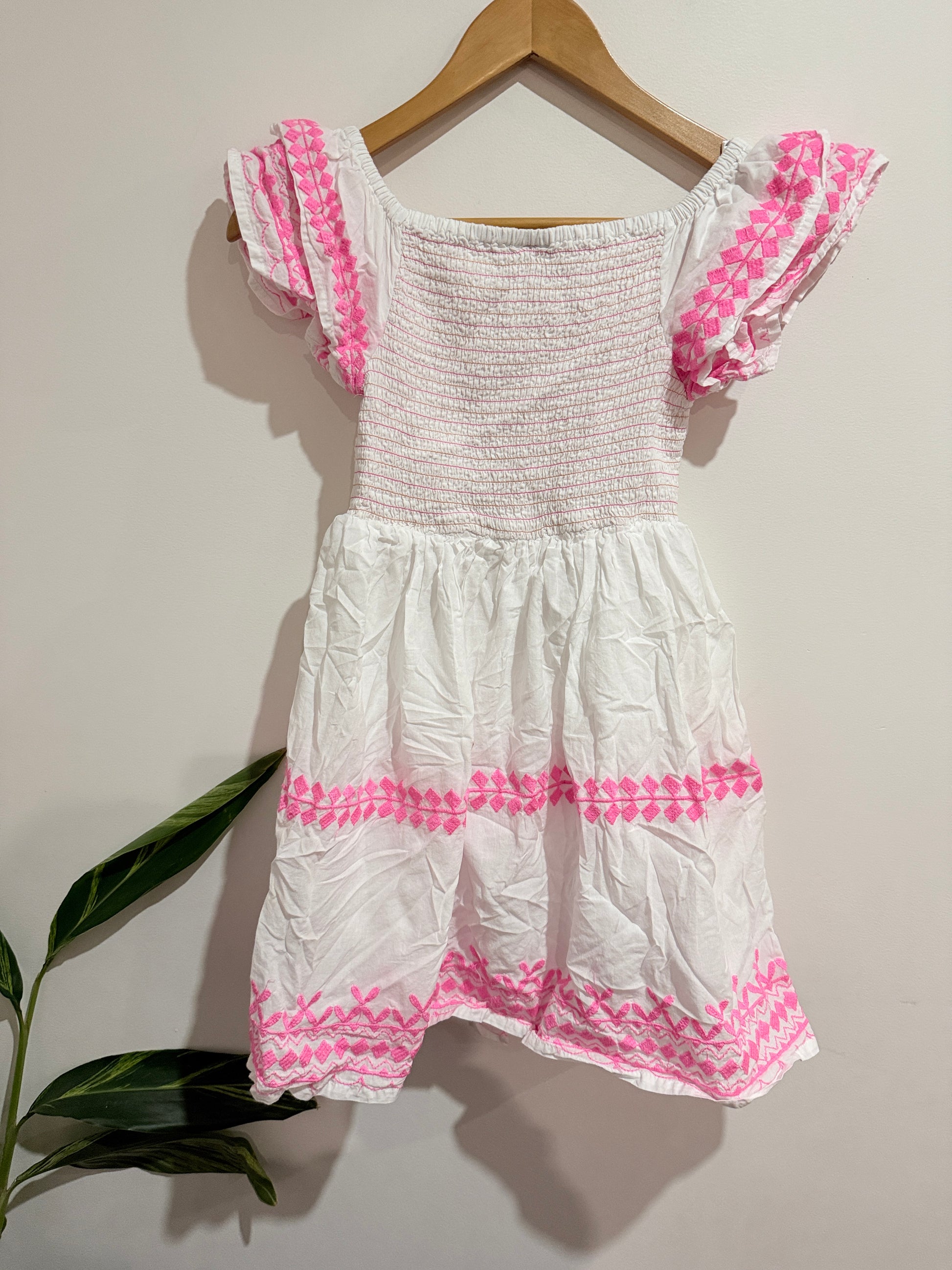 Miss Mango Hand-smocked Toddlers Dress Size 1-4
