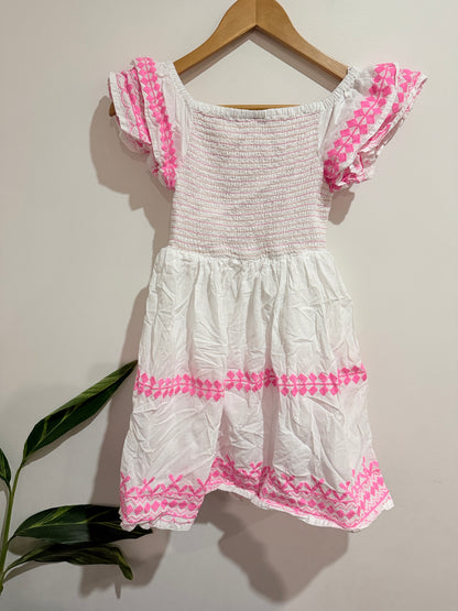 Miss Mango Hand-smocked Toddlers Dress Size 1-4