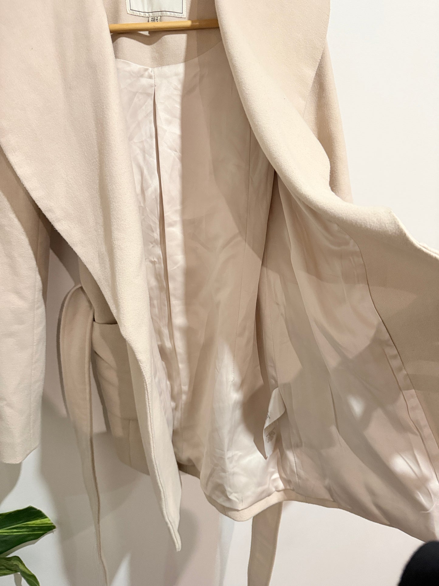 Forever New Short Wrap Coat Size 6