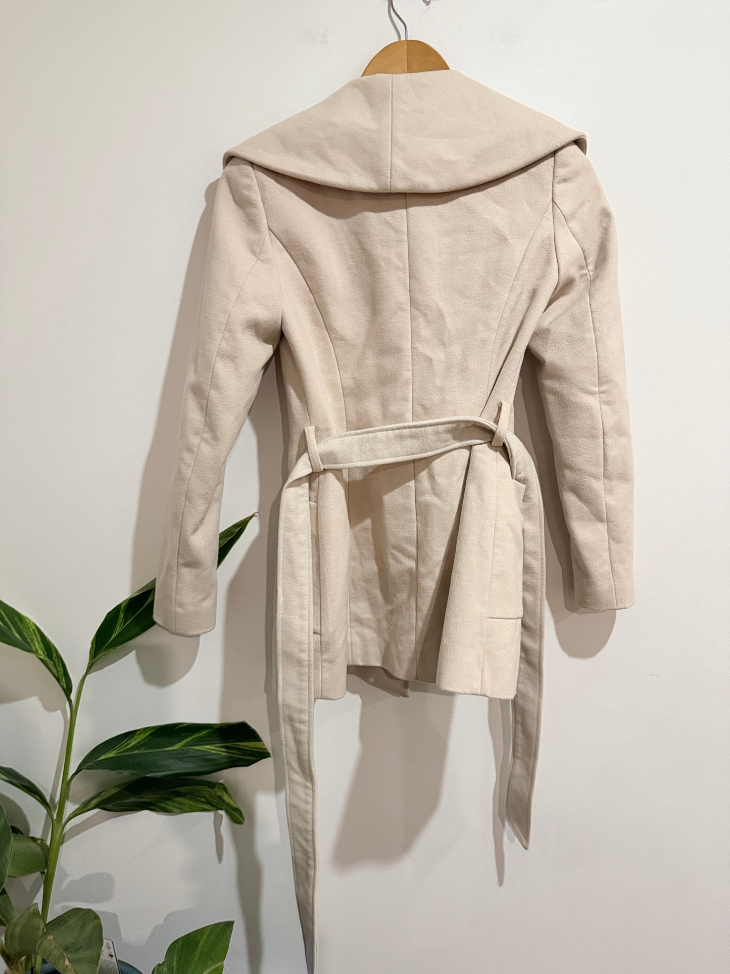 Forever New Short Wrap Coat Size 6