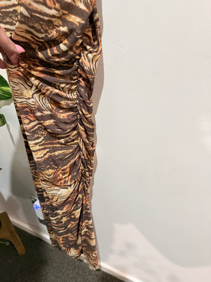 Pretty Little Thing Cowl Neck Maxi Dress Size 8