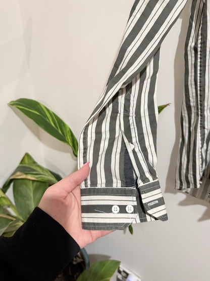 Tommy Hilfiger Vertical Striped Long-sleeve Shirt Size M