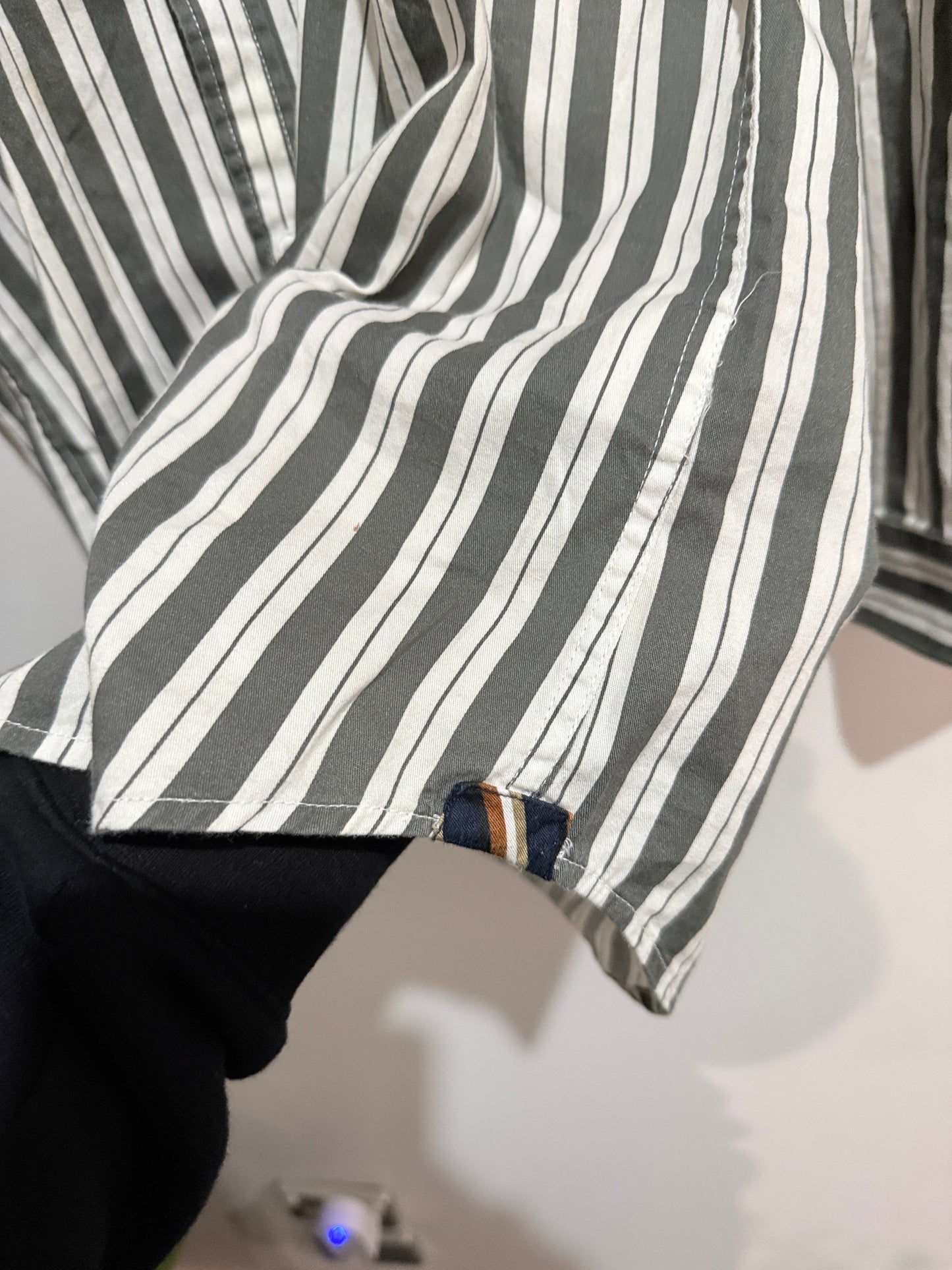 Tommy Hilfiger Vertical Striped Long-sleeve Shirt Size M