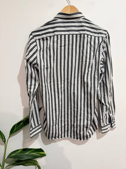 Tommy Hilfiger Vertical Striped Long-sleeve Shirt Size M