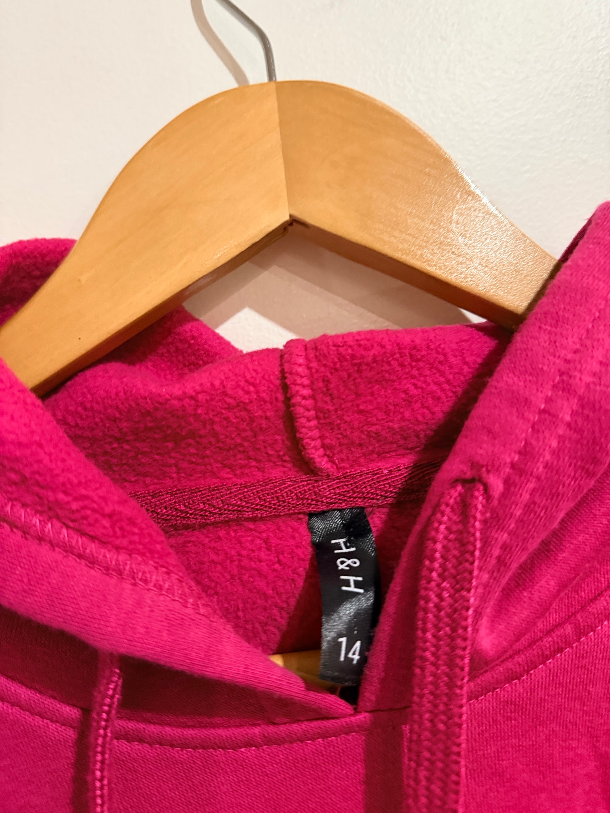 H & H Pullover Hoodie Size 14