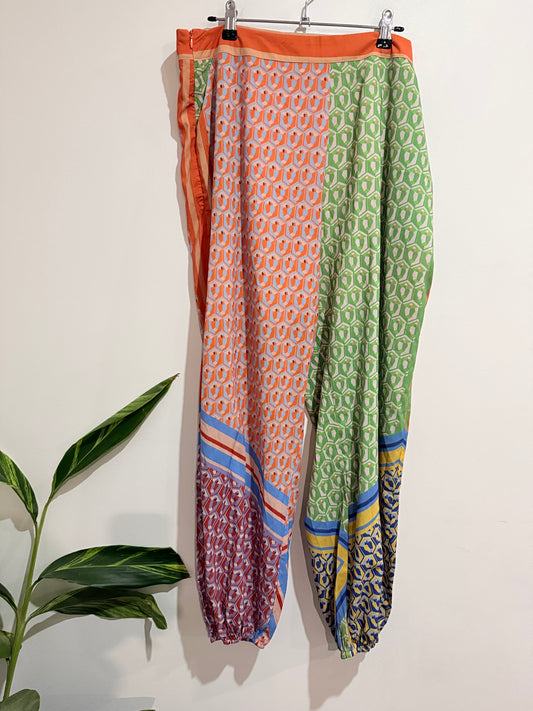 Scarf Mix Pants Size Waist 90cm