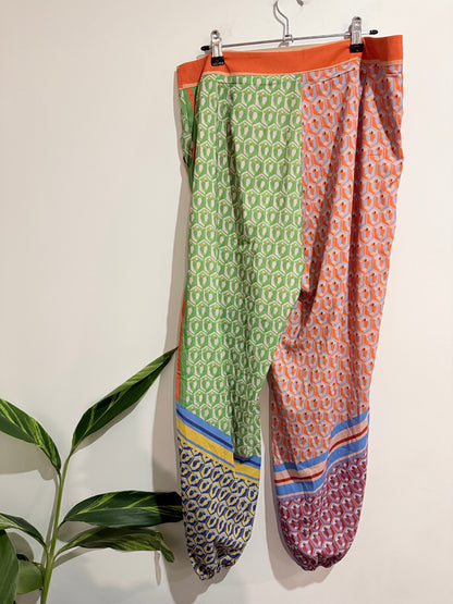 Scarf Mix Pants Size Waist 90cm