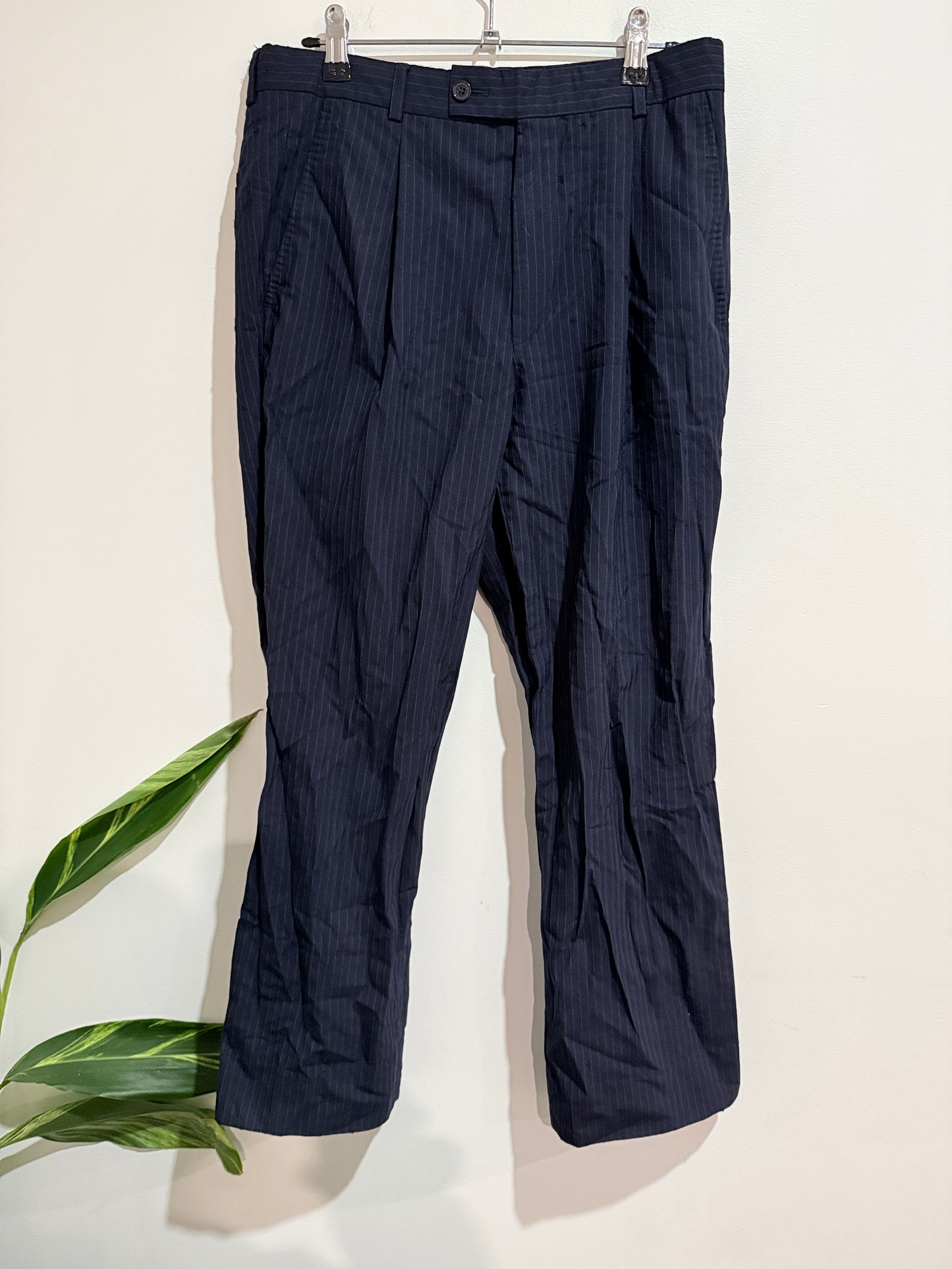 Dormeuil Pinstripe Pants Size Waist 80cm