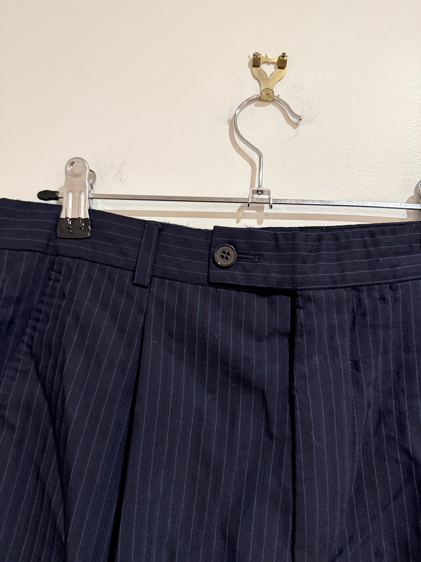 Dormeuil Pinstripe Pants Size Waist 80cm