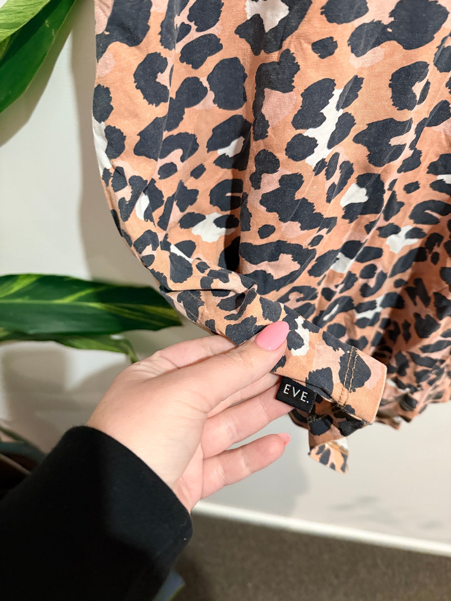 All About Eve Leopard Print T-shirt Dress Size 12