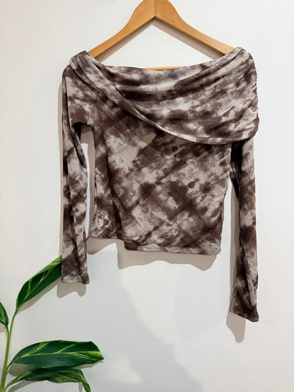 Glassons Off-the-shoulder Long Sleeve Top Size M