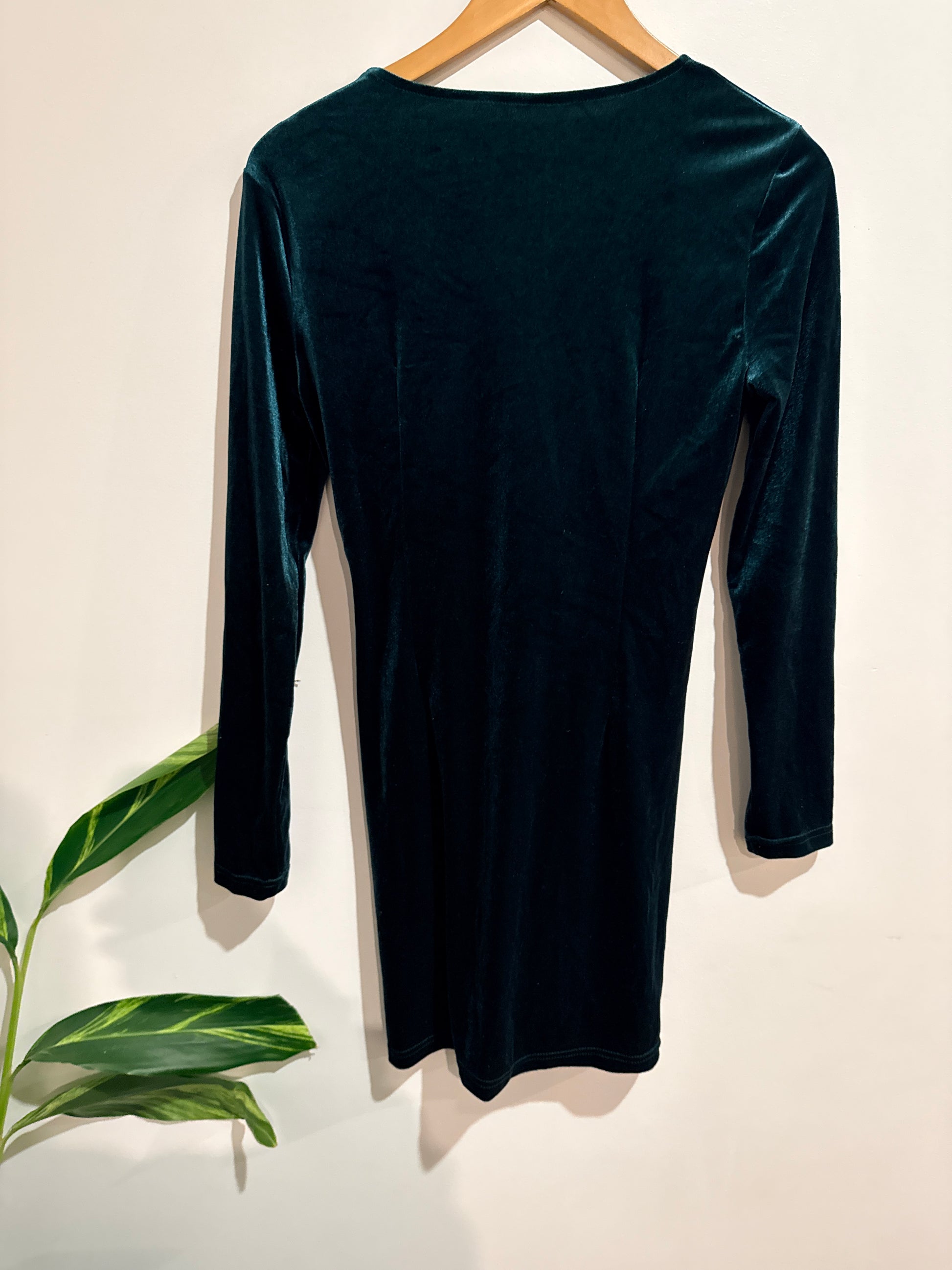 Velvet Mini Dress Size U/Arm to U/Arm 42cm