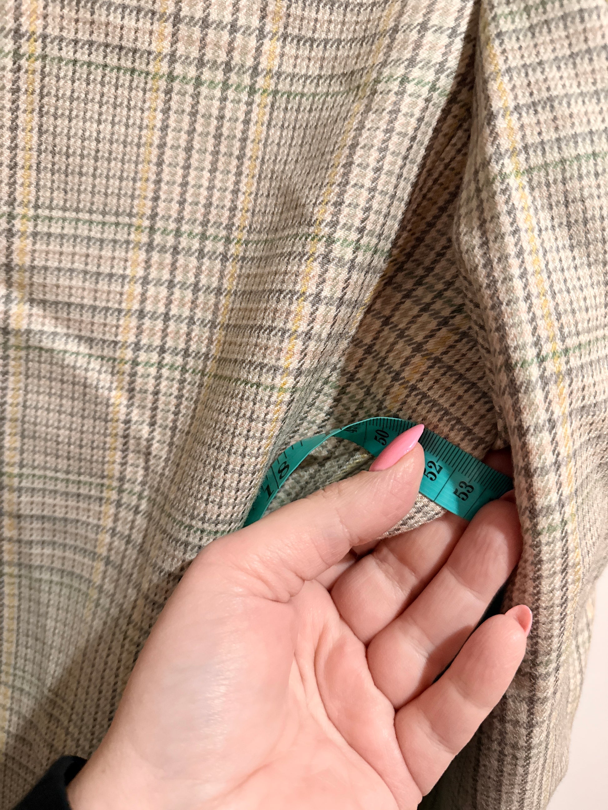 Selon Menswear Plaid Blazer Size 48 | 180/96A | U/Arm to U/Arm 53cm