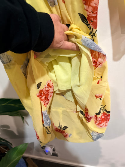 Floral Maxi Dress Size U/Arm to U/Arm 45cm
