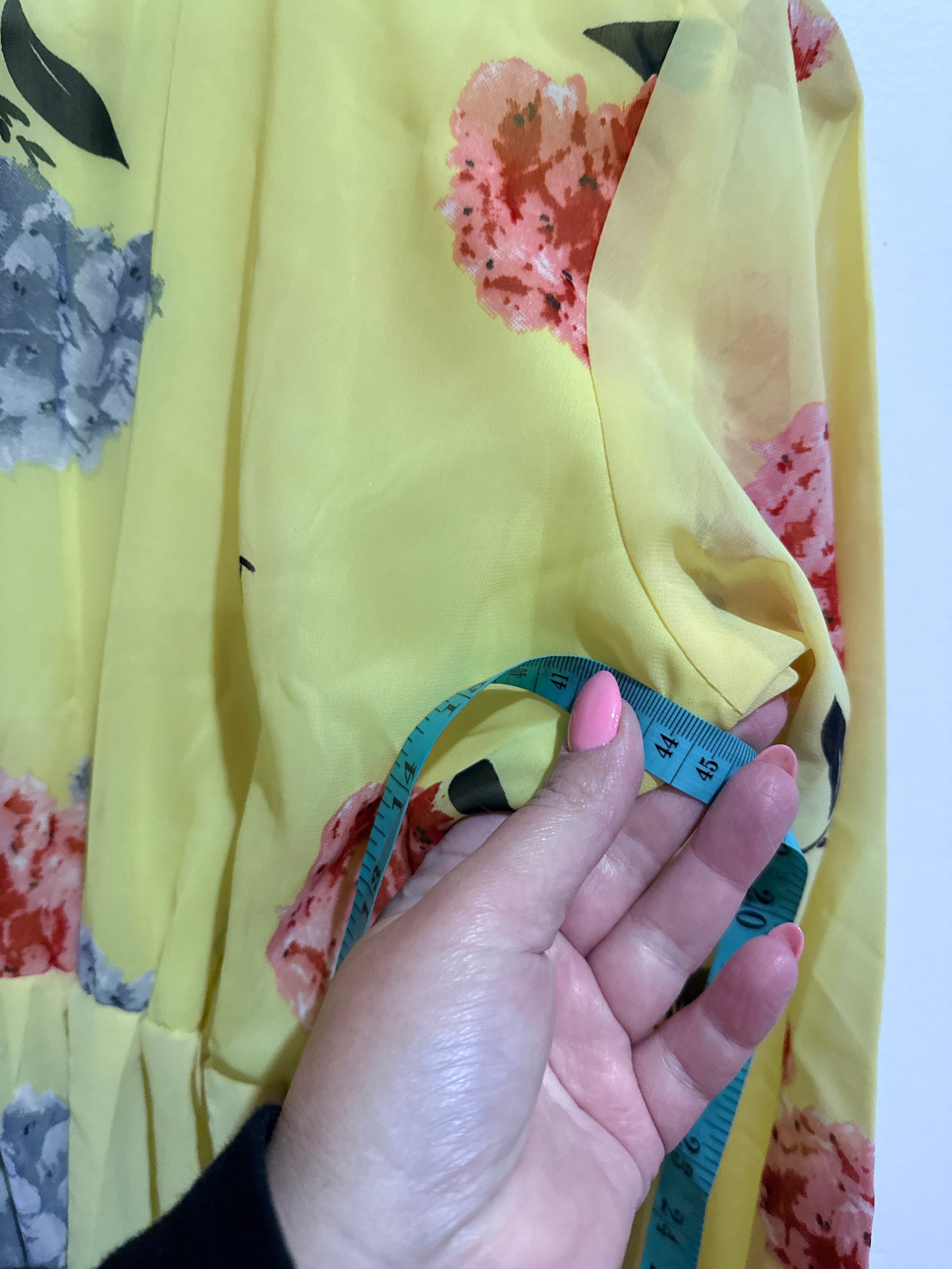 Floral Maxi Dress Size U/Arm to U/Arm 45cm