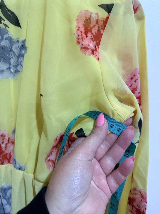 Floral Maxi Dress Size U/Arm to U/Arm 45cm
