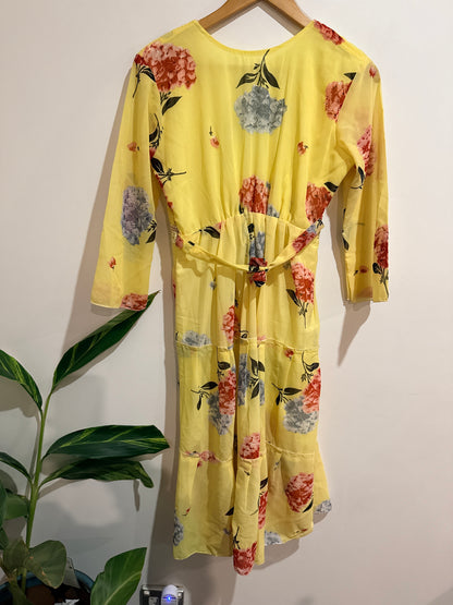 Floral Maxi Dress Size U/Arm to U/Arm 45cm