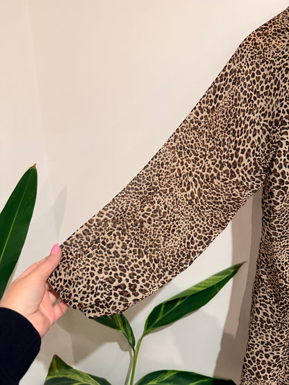 Jetblonde Leopard Print Shirt Size 10