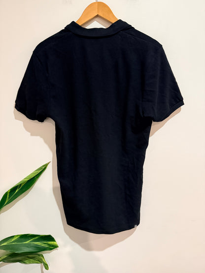 Connor Knit Quarter-zip Polo Shirt Size M