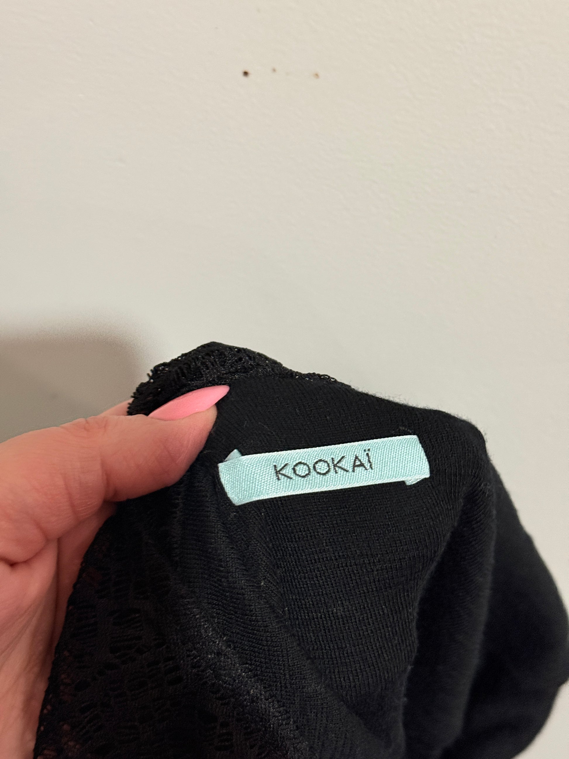 Kookai Bodycon Mini Dress Size U/Arm to U/Arm 35cm