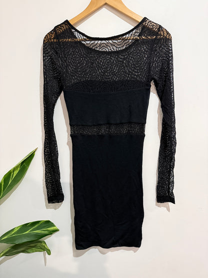 Kookai Bodycon Mini Dress Size U/Arm to U/Arm 35cm