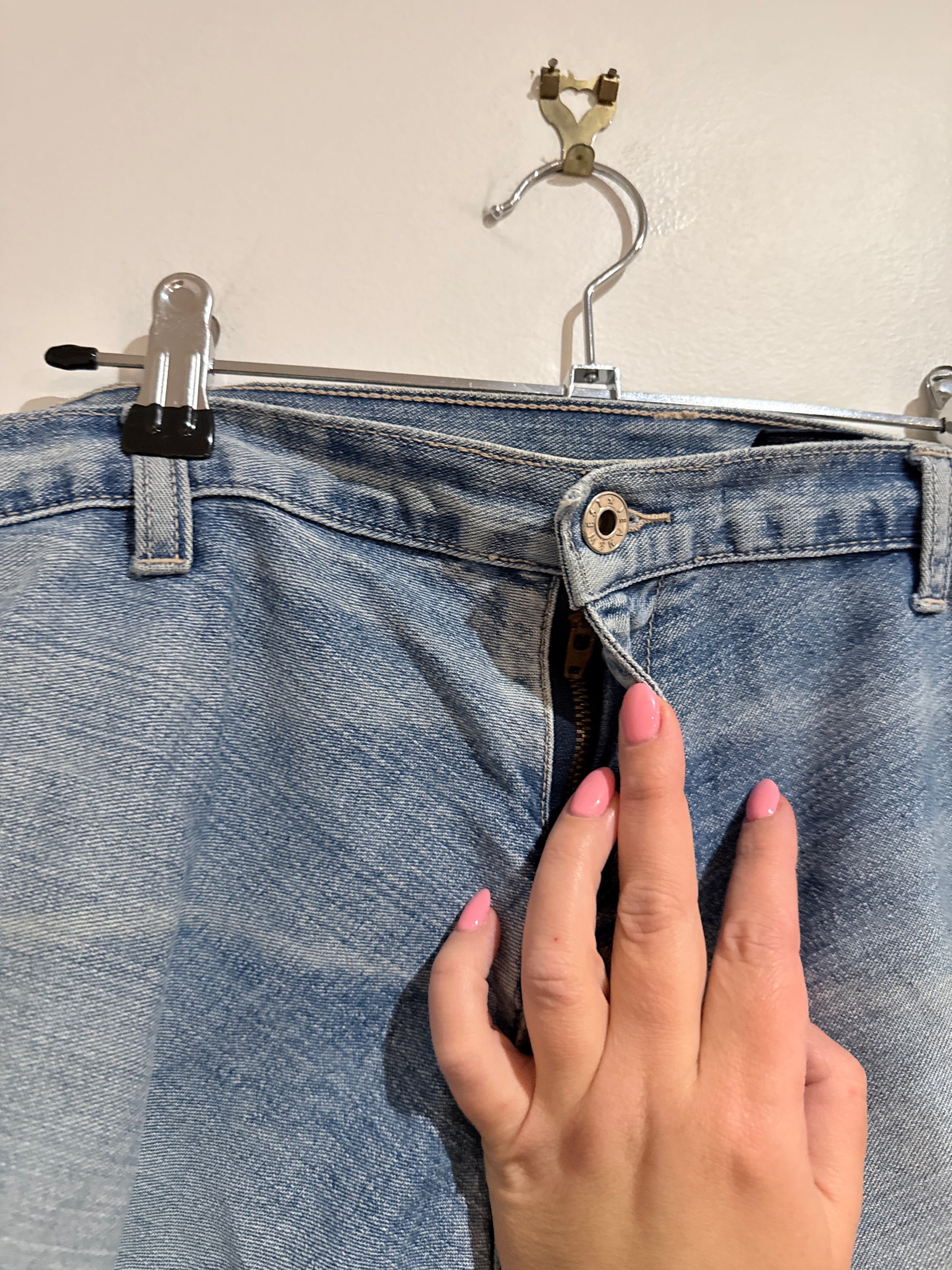 Jeans West Denim Maxi Skirt Size 16