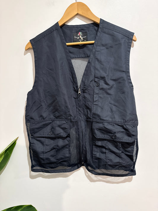 Patrizio Francesca Multi-pocket Utility Vest Size M | U/Arm to U/Arm 54cm